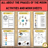 All About the Phases of the Moon & Activities and worksheets