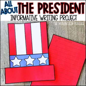 Preview of Presidents Day Writing and Patriotic Craft