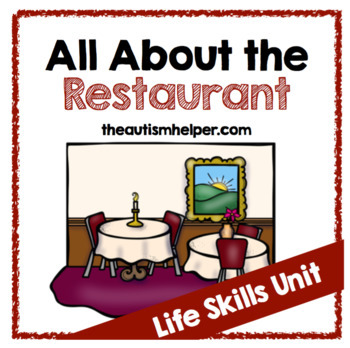 Preview of All About the Restaurant {Life Skills Unit}