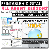 All About the Seasons - Reading and Science Activities wit