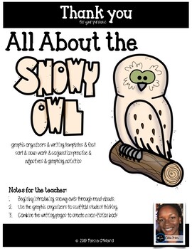 Preview of All About the Snowy Owl