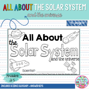 Preview of All About the Solar System mini-book