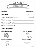 All About the State Missouri Worksheets. 2nd-5th Grade US 