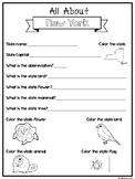 All About the State New York Worksheets. 2nd-5th Grade US 