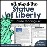 All About the Statue of Liberty | Close Reading Passages a