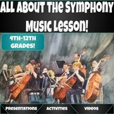 All About the Symphony Music Lesson!