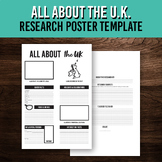 All About the UK Research Poster | Printable Activity | Un