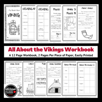 Preview of All About the Vikings Workbook