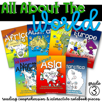 Preview of All About the World Bundle {7 Continent Study}
