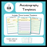 All About the Writer - Biography Templates - Three Levels
