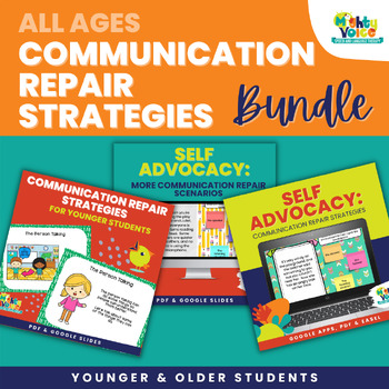 Preview of All Ages Communication Breakdown & Repair Scenarios--Older & Younger Students