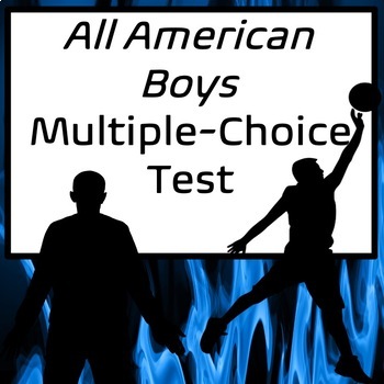 Preview of All American Boys 68-Question Multiple Choice Test & Study Guide