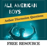 All American Boys Author Discussion Questions · Google Lin