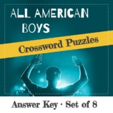All American Boys Chapter Crossword Puzzles · Google Link