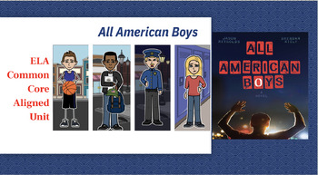 Preview of All American Boys Complete 6-7 Week Novel Unit (NO PREP)