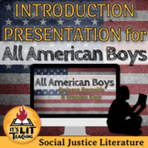 All American Boys Introduction Slideshow and Lesson