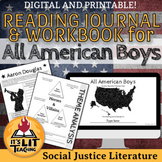 All American Boys Reading Journal and Workbook (Distance L