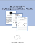All American Boys Station Activities and Graphic Organizers