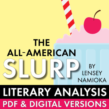 Preview of All-American Slurp Lensey Namioka Short Story Literary Analysis PDF & Google App