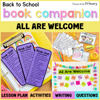 Preview of All Are Welcome Back to School Read Aloud Book and Activities - Social Story