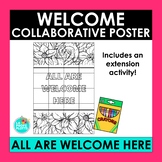 All Are Welcome Here Collaborative Poster with Extension Activity