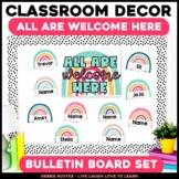 All Are Welcome Here Rainbow Bulletin Board Set - Back to School