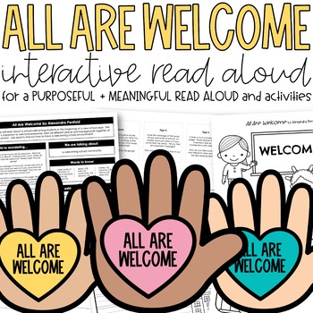 Preview of All Are Welcome Interactive Read Aloud and Activities