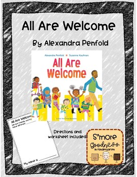 Preview of All Are Welcome: Kindergarten Lesson on Celebrating Differences