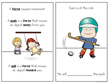 Force and Motion: Push & Pull Science Reader Force & Motion ...