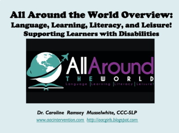 Preview of All Around the World Overview:  Language, Learning, Literacy, and Leisure!