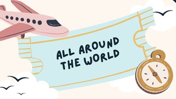 Preview of All Around the World Postcard Art Project Presentation