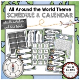 All Around the World Theme - Schedule and Calendar
