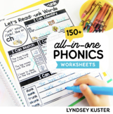 Phonics Worksheets - The Bundle