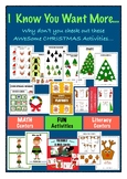All Christmas Printables -for PreK, Kindergarten, First & 