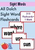 All Dolch Sight Word Flashcards