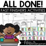 Fast Finisher Activities | Early Finisher Activities for the Year!