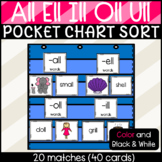 All, Ell, Ill, Oll, and Ull Pocket Chart Sort