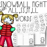 All, FF,SS,LL words Snowball Fight