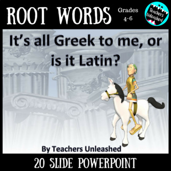 Preview of Root Words PowerPoint Lesson
