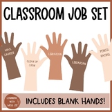 All Hands on Deck! Inclusive Hands Classroom Job Set