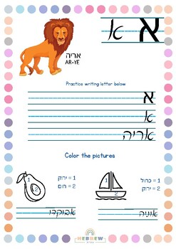 Preview of All Hebrew letters - look no further! א-ת הכל ביחד