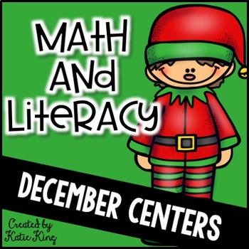 Preview of All I want for Christmas: 10 Common Core Literacy Centers AND 10 Math Centers