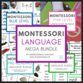 All-In-One Montessori Language Activities Bundle for Presc