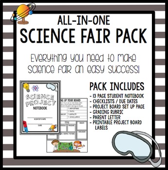 Preview of Science Fair NO PREP PACK