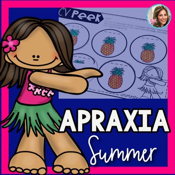 Preview of Summer Articulation Packet | Summer Speech and Language | Apraxia of Speech