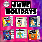 All JUNE Holidays BUNDLE! - 2 FREE Adapted Books! - Adapte