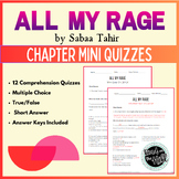 All My Rage by Sabaa Tahir - Chapter Miniquizzes - Compreh