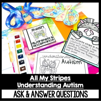 Preview of Autism Awareness Activities All My Stripes and Nonfiction Reader SEL