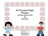 All Occasion Paper Coffee Filter Flowers