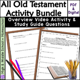 All Old Testament Bible Book Summary Activities & Bible St